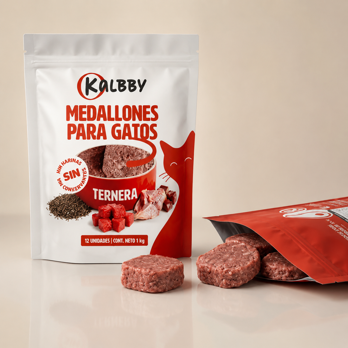 BARF Gato – Vacuno (1 kg)