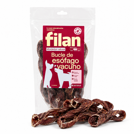 Bucles de esófago vacuno Filan