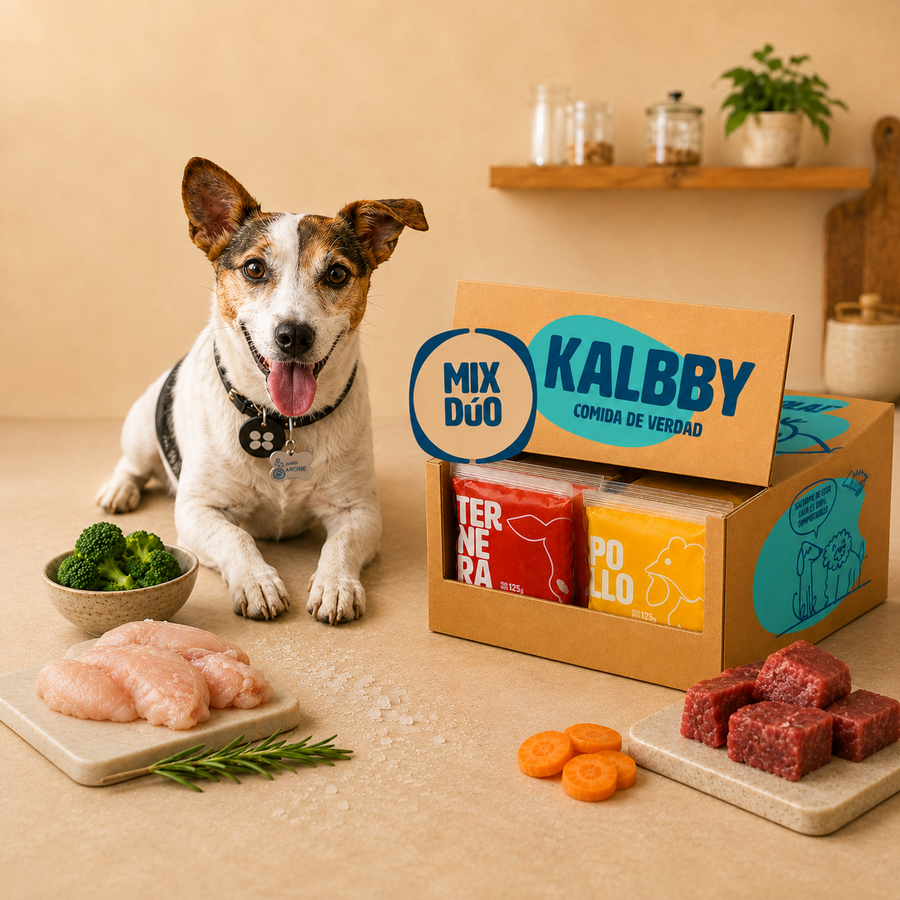 Alimento BARF Kalbby Mix dúo para perro vendido por Barfi Patagonia